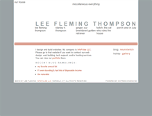 Tablet Screenshot of leefleming.com